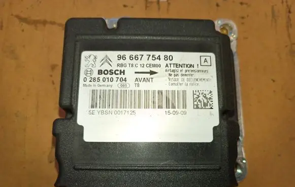 Peugeot 5008 Airbag control unit/module 9666775480