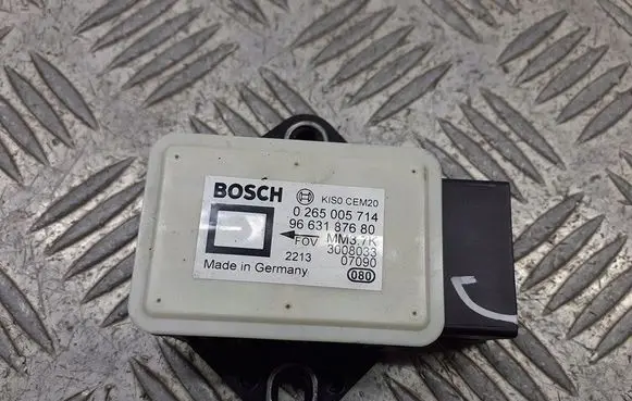 Peugeot 407 ESP (stability system) control unit 9663187680