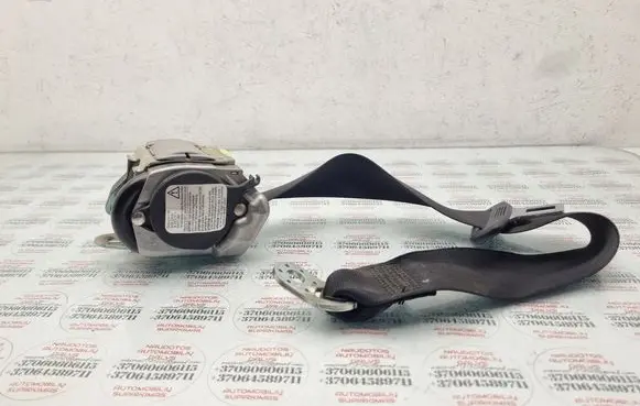 Audi A8 S8 D3 4E Middle seatbelt (rear) 4E0857807E