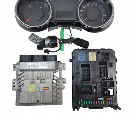Citroen C4 I Picasso Engine ECU kit and lock set 9675391480