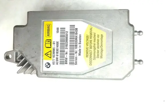 BMW 5 F10 F11 Airbag control unit/module 9239985