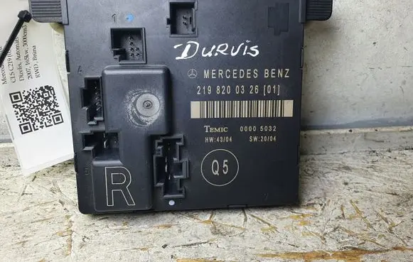 Mercedes-Benz CLS C219 Door control unit/module 2198200326