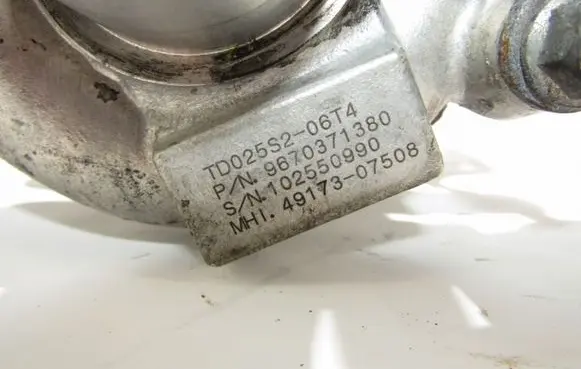 Peugeot Partner Turbo 9670371380