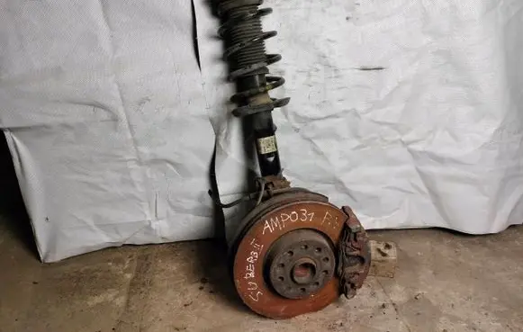 Skoda Superb B6 (3T) Front wheel hub spindle knuckle 3C0413031317578