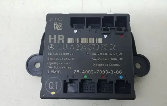 Mercedes-Benz C W204 Door control unit/module A2048707826