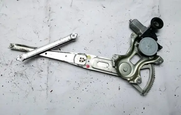 Sliding door window regulator with motor