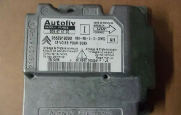 Citroen C4 I Picasso Airbag control unit/module 9662919280