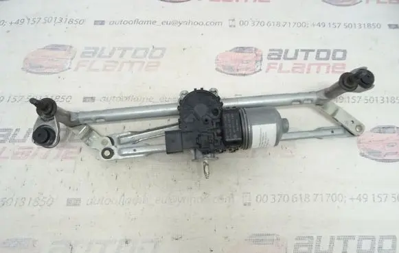 Volkswagen Polo V 6R Front wiper linkage and motor 6R1955119A
