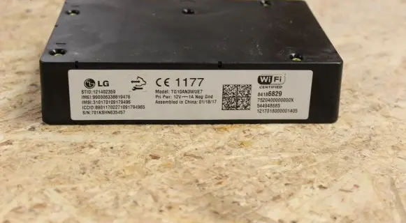 Opel Mokka X Bluetooth control unit module TG10AN3WUE7