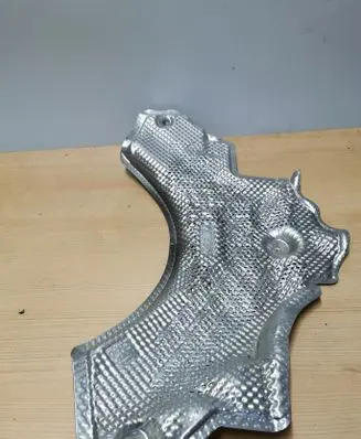Heat shield in engine bay