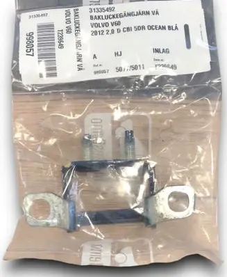 Volvo V60 Tailgate/trunk/boot hinge 31335291
