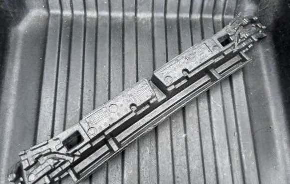 Front bumper foam support bar