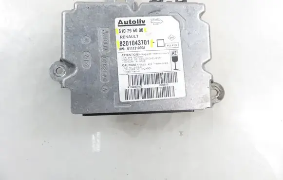 Renault Modus Airbag control unit/module 8201043701 610796000