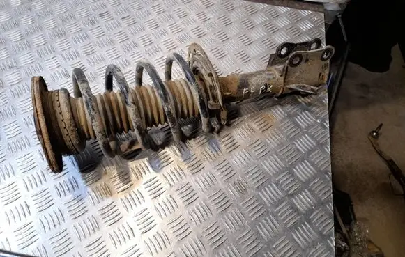 Ford Fusion II Front shock absorber with coil spring DG9C18K001