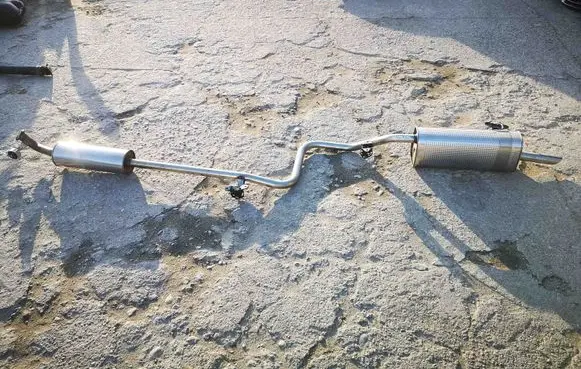 Opel Corsa F Muffler/silencer 