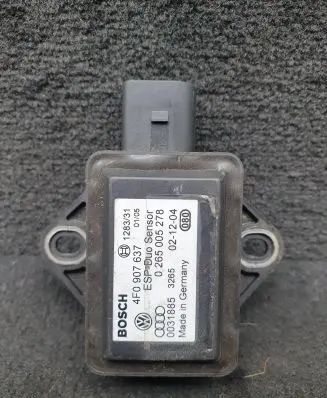 Audi A4 S4 B7 8E 8H ESP acceleration yaw rate sensor 4F0907637