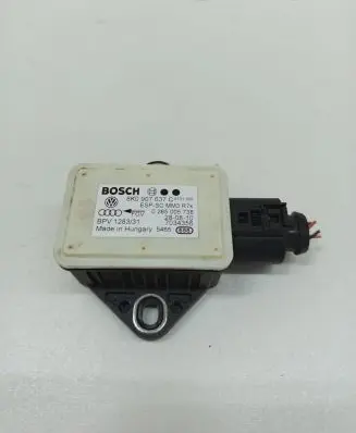 Audi A4 S4 B8 8K ESP acceleration yaw rate sensor 8K0907637C 7034356 0265005738