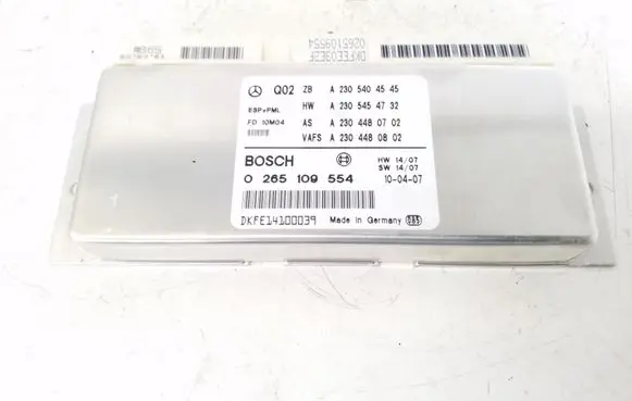Mercedes-Benz SL R230 ESP (stability system) control unit A2305404545