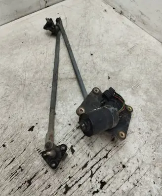 Front wiper linkage and motor