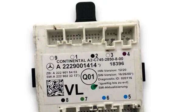 Mercedes-Benz S AMG W222 Central body control module S3320 A2229001414