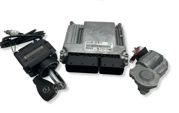 Mercedes-Benz CLK A209 C209 Engine ECU kit and lock set A6461505091