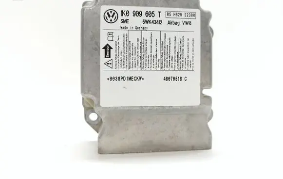 Skoda Octavia Mk2 (1Z) Airbag control unit/module 1K0909605T 5WK43412 48070518C