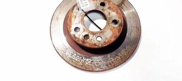 Opel Zafira B Rear brake disc neventiliuojamas