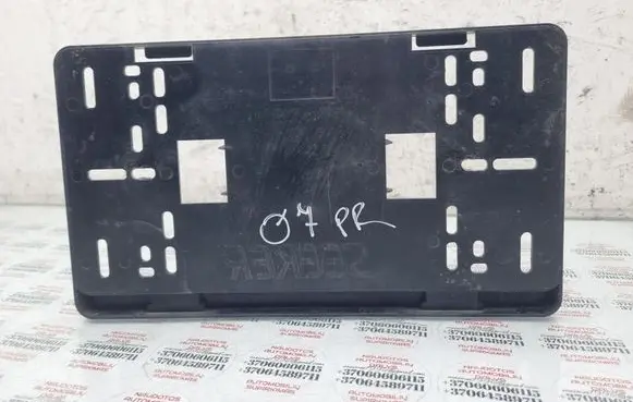 Audi Q7 4L Number plate surrounds holder frame 