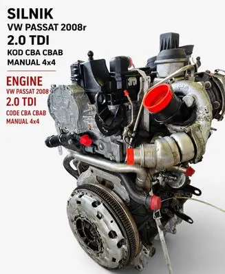 Volkswagen PASSAT B6 Engine CBA CBAB
