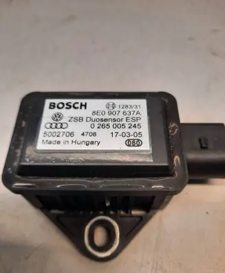 Volkswagen PASSAT B5.5 ESP acceleration yaw rate sensor 8E0907637A 0265005245 5002706
