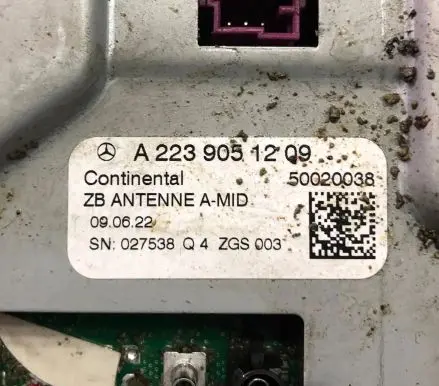Mercedes-Benz S W223 Aerial antenna amplifier A2239051209