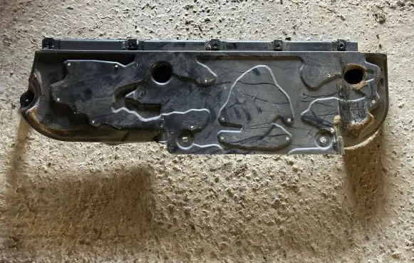 Peugeot 308 Front bumper skid plate/under tray 9804320180