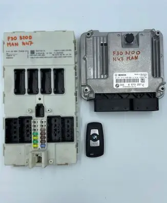 BMW 3 F30 F35 F31 Engine ECU kit and lock set 9291768 8573257 0281019680