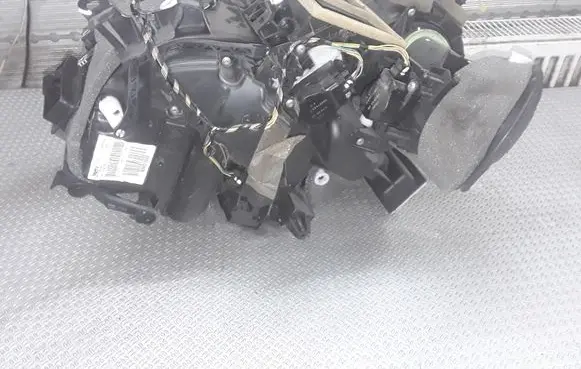 Interior heater climate box assembly