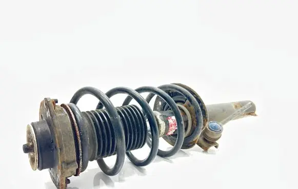 Front shock absorber with coil spring