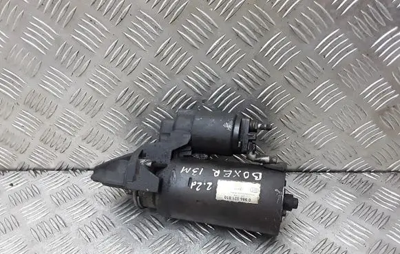 Peugeot Boxer Starter motor 0986021810