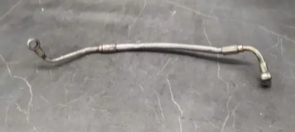 Fiat Grande Punto Turbo turbocharger oiling pipe/hose 7609086