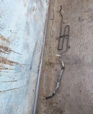 Citroen C5 Power steering radiator 
