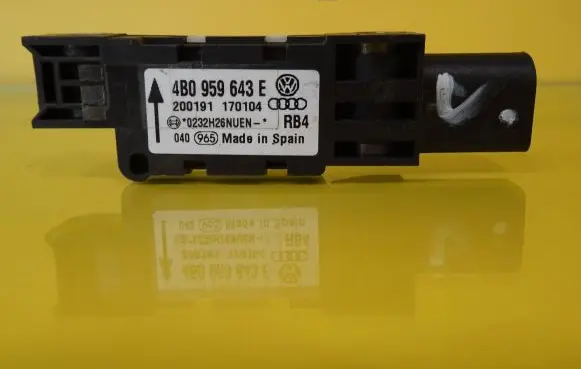Airbag deployment crash/impact sensor