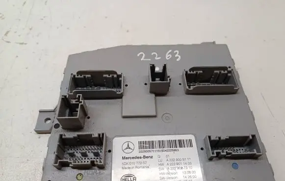 Mercedes-Benz S C217 SAM control unit A2229005711 5DK01077257 A2229027310