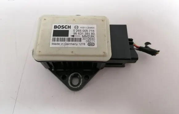 Citroen C5 ESP acceleration yaw rate sensor 0265005715 9663138180