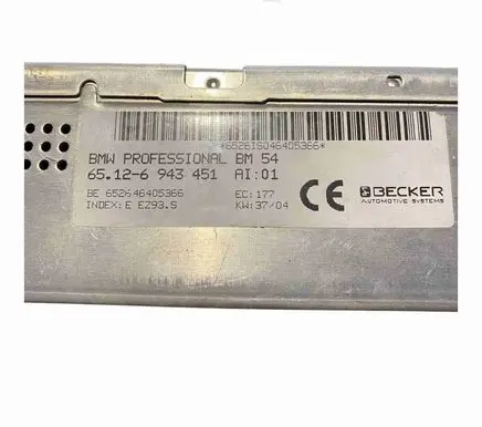 BMW X5 E53 Radio/CD/DVD/GPS head unit 65126943451