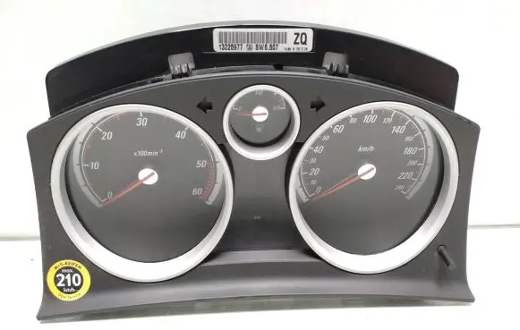 Opel Zafira B Speedometer (instrument cluster) 13225977