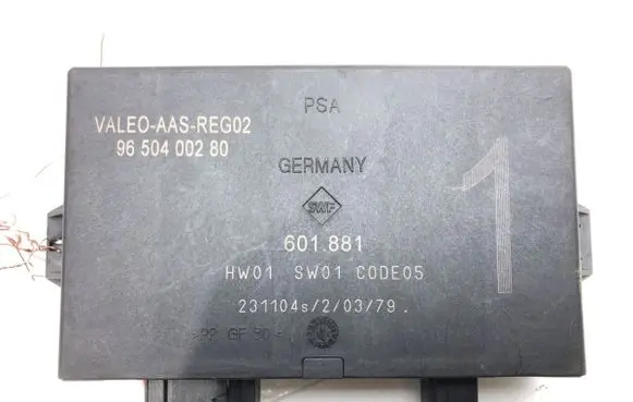 Citroen C8 Parking PDC control unit/module 9650400280