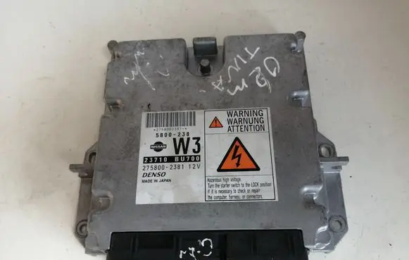 Nissan Almera Tino Engine control unit/module 23710BU700 2758002381