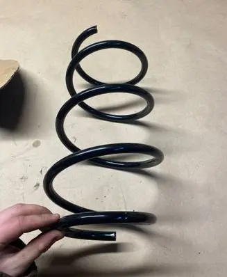 Front coil spring