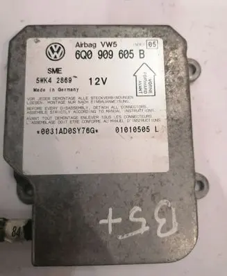 Volkswagen PASSAT B5.5 Airbag control unit/module 6Q0909605B
