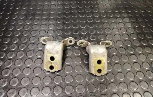 Front door hinge set