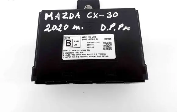 Mazda CX-30 Other devices GGMZ001J01 B0J8675L0D