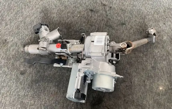 Steering wheel axle set